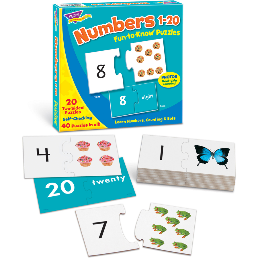 Trend FuntoKnow 3" Numbers Puzzles Games & Puzzles Trend
