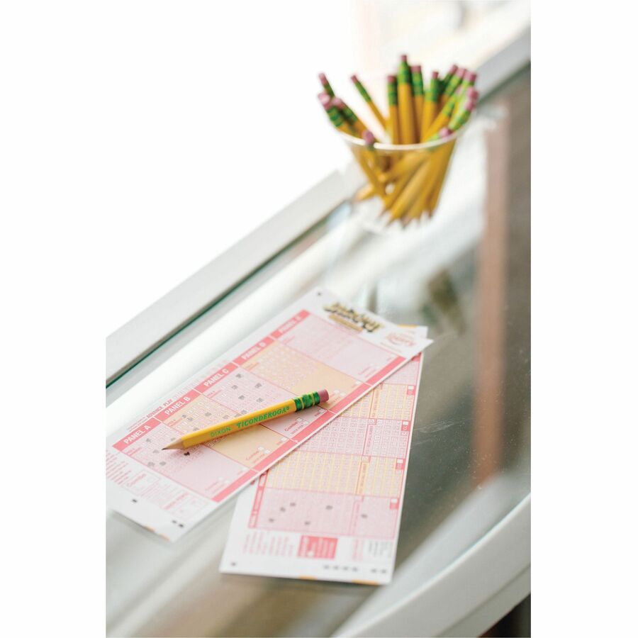 Ticonderoga Golf PreSharpened No. 2 Pencils with Erasers Pencils