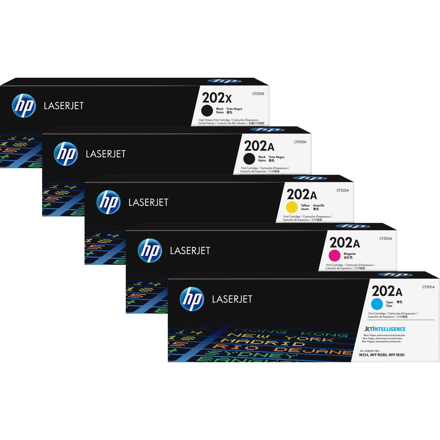 HP 202X (CF500X) Original High Yield Laser Toner Cartridge Black 1