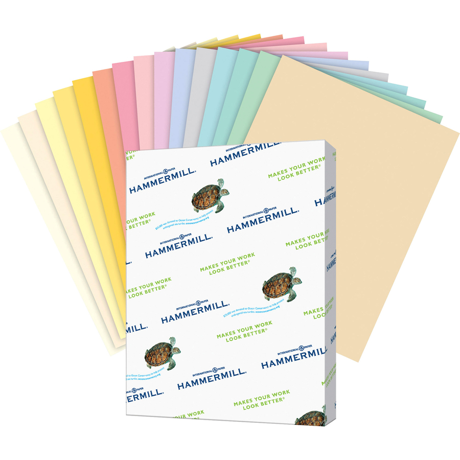 International Paper Paper for Copy 8.5x11 Colored Paper Blue