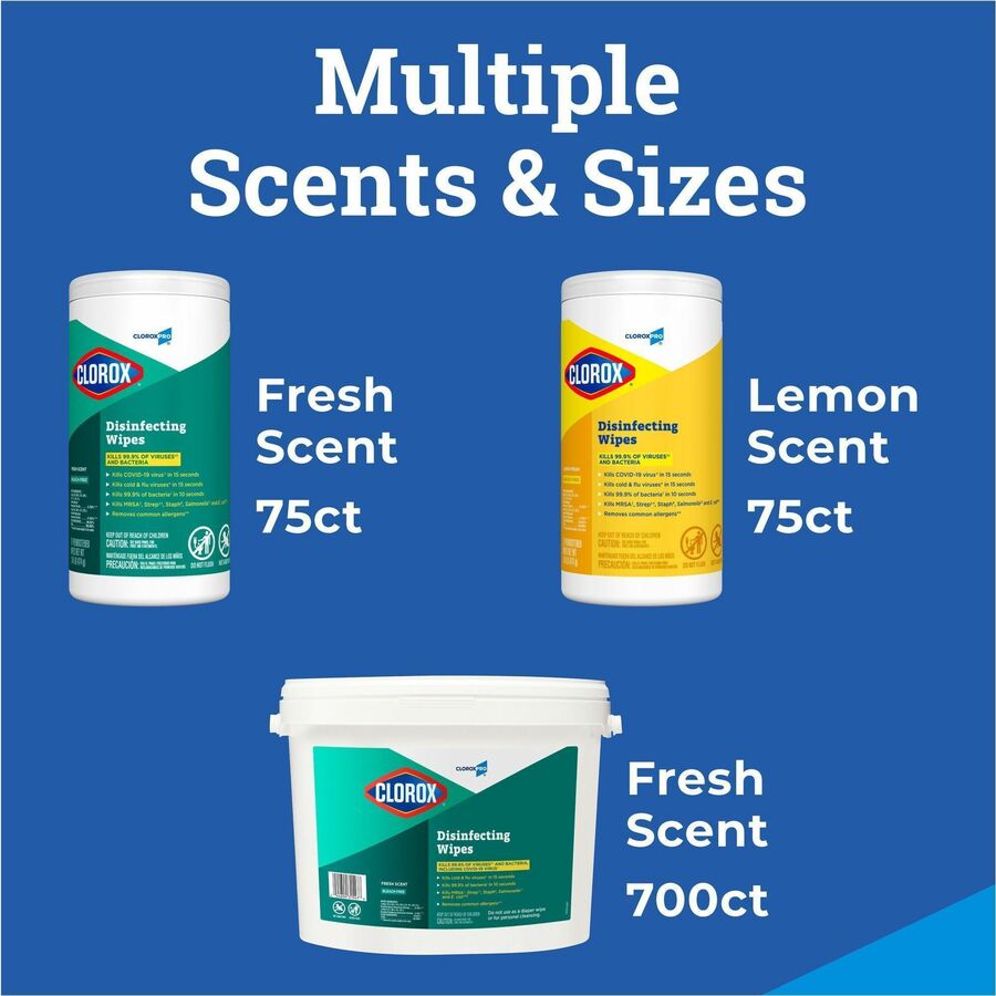Clorox Commercial Solutions Disinfecting Wipes Stationers Inc