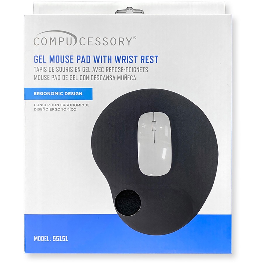 Compucessory Gel Mouse Pads Mouse & Keyboard Wrist Rests Compucessory