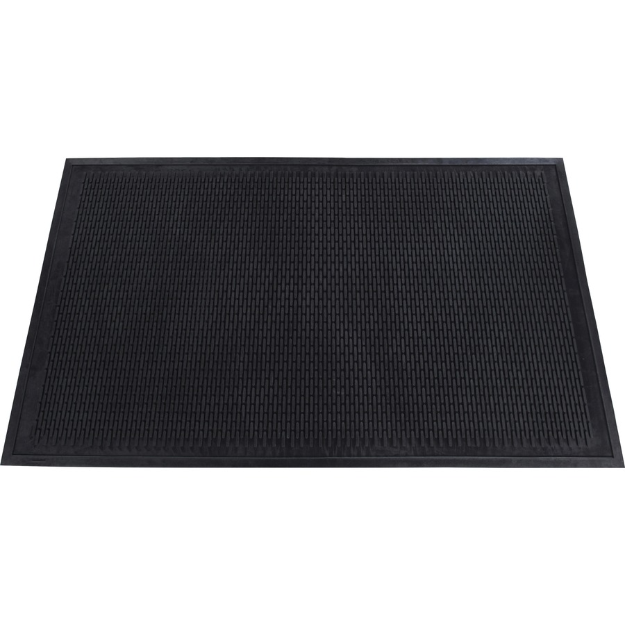 Genuine Joe Clean Step Scraper Floor Mats Outside Entrance, Outdoor 60" Length x 36" Width