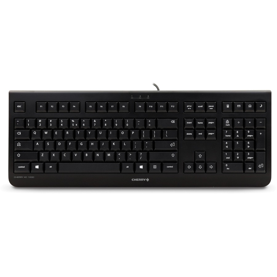 CHERRY JK0800 Economical Corded Keyboard Cable Connectivity USB