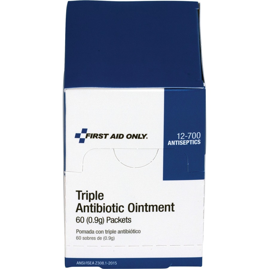 First Aid Only Triple Antibiotic Ointment Packets Wound Care First
