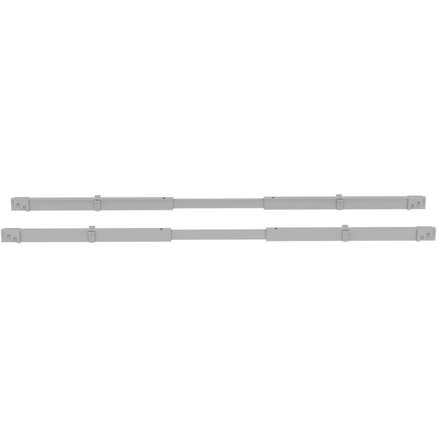 Lorell Adjustable Crossbar Set 67" Width Silver