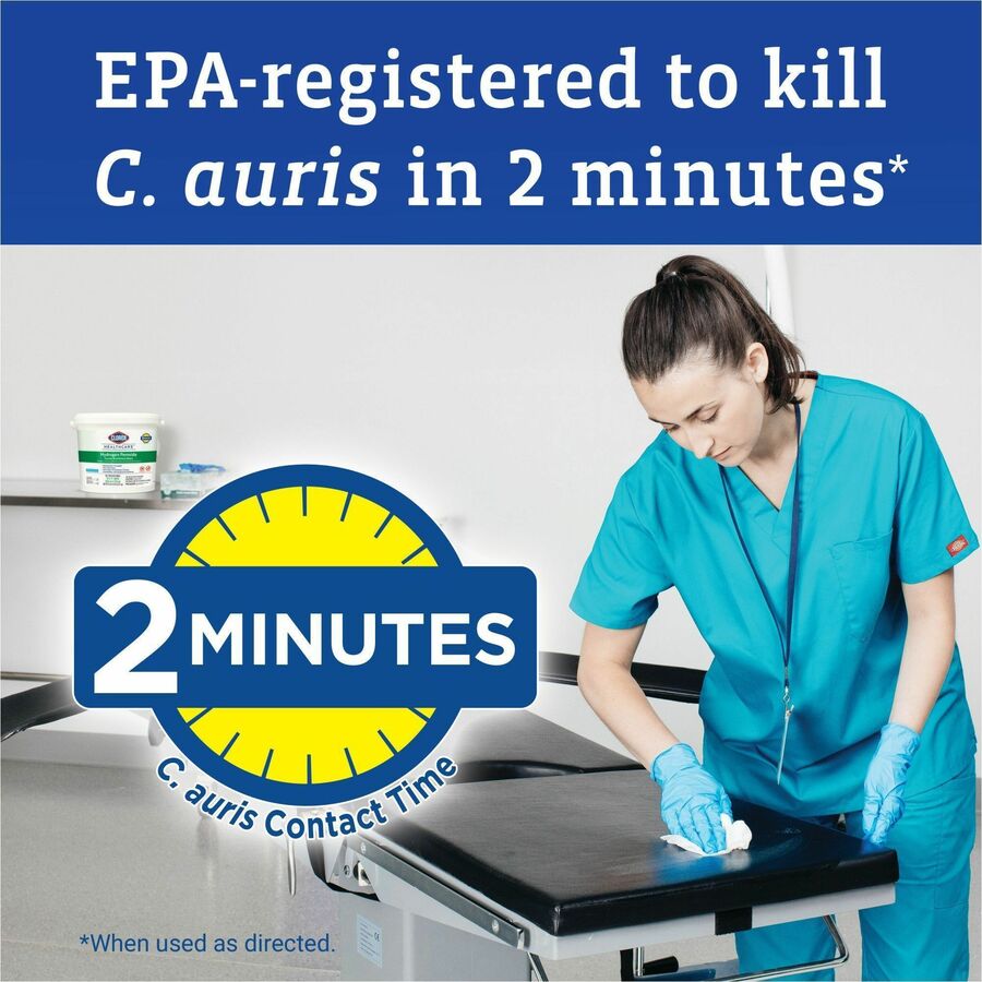 Clorox Healthcare Hydrogen Peroxide Cleaner Disinfectant Wipes