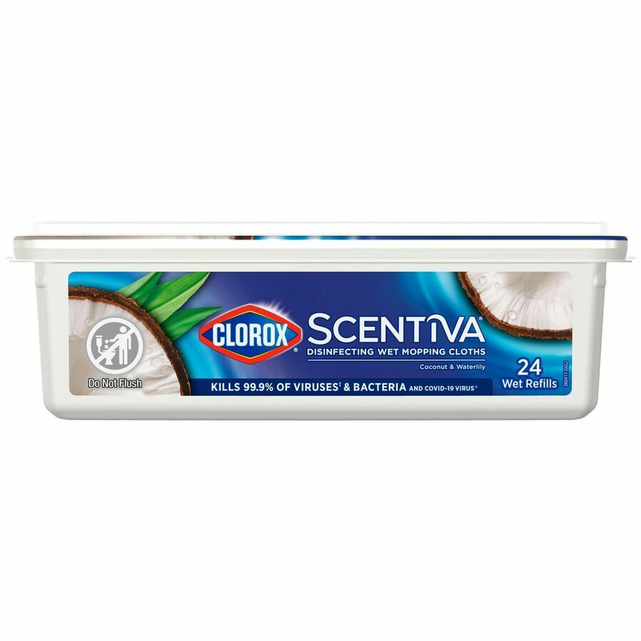 Clorox Scentiva Disinfecting Wet Mopping Cloth Refills Mops & Refills