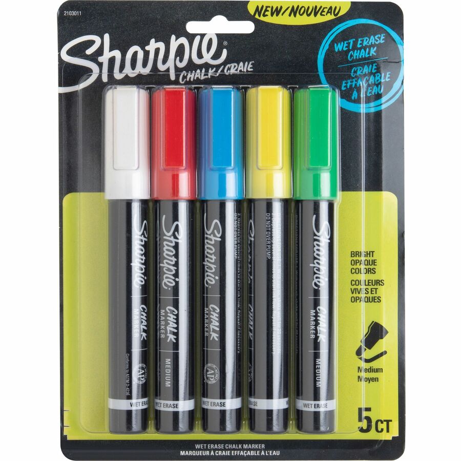 Sharpie Wet Erase Chalk Markers Markers & DryErase Newell Brands