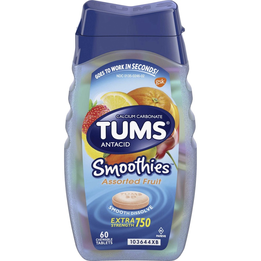 TUMS Smoothies Extra Strength Antacid Chewable Tablet For Acid