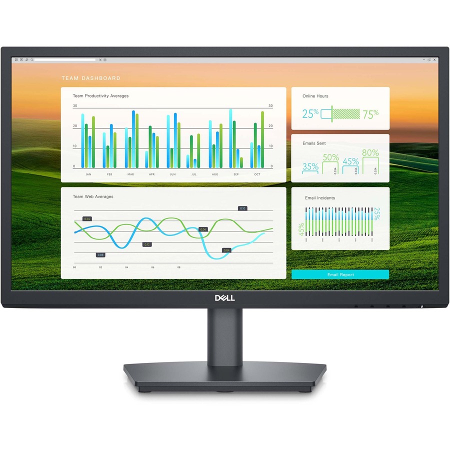 Dell E2222HS 22" Class Full HD LCD Monitor - 16:9 - Black-DELL-E2222HS