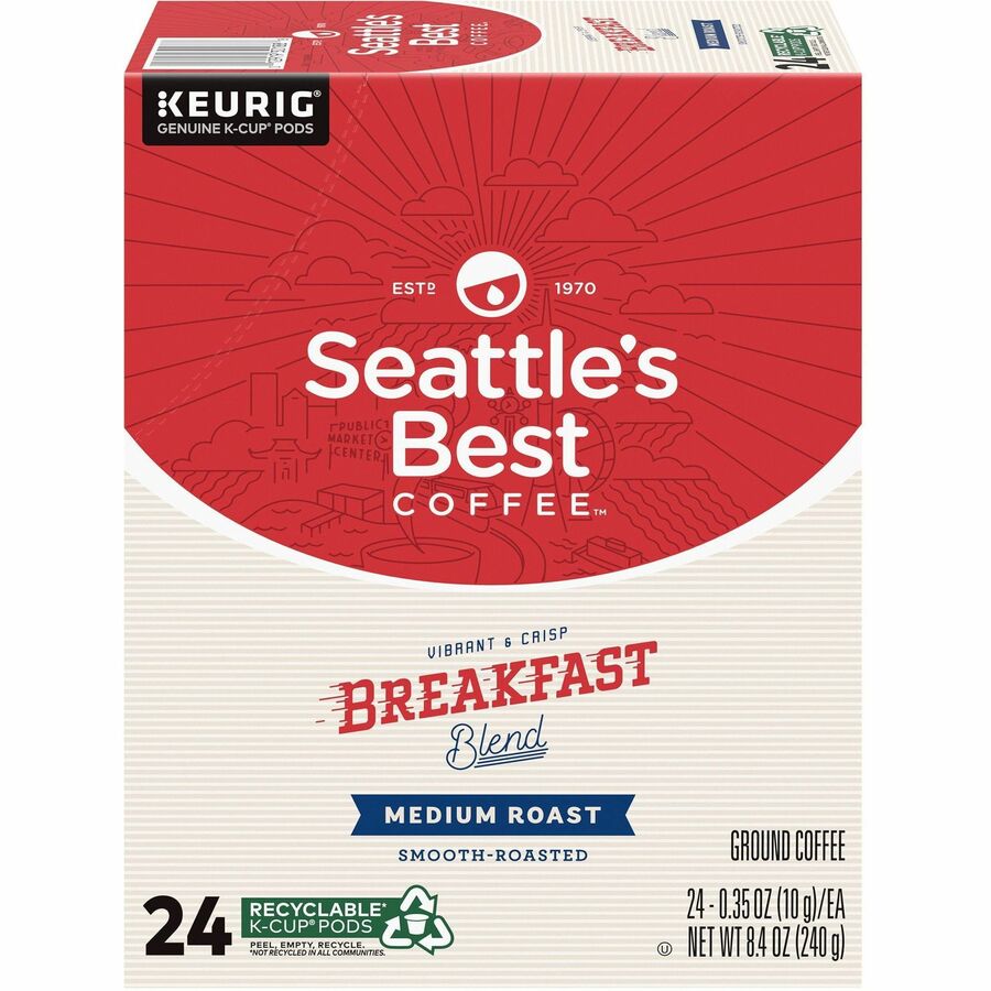 Seattle's Best Coffee KCup Breakfast Blend Coffee Coffee Seattle's