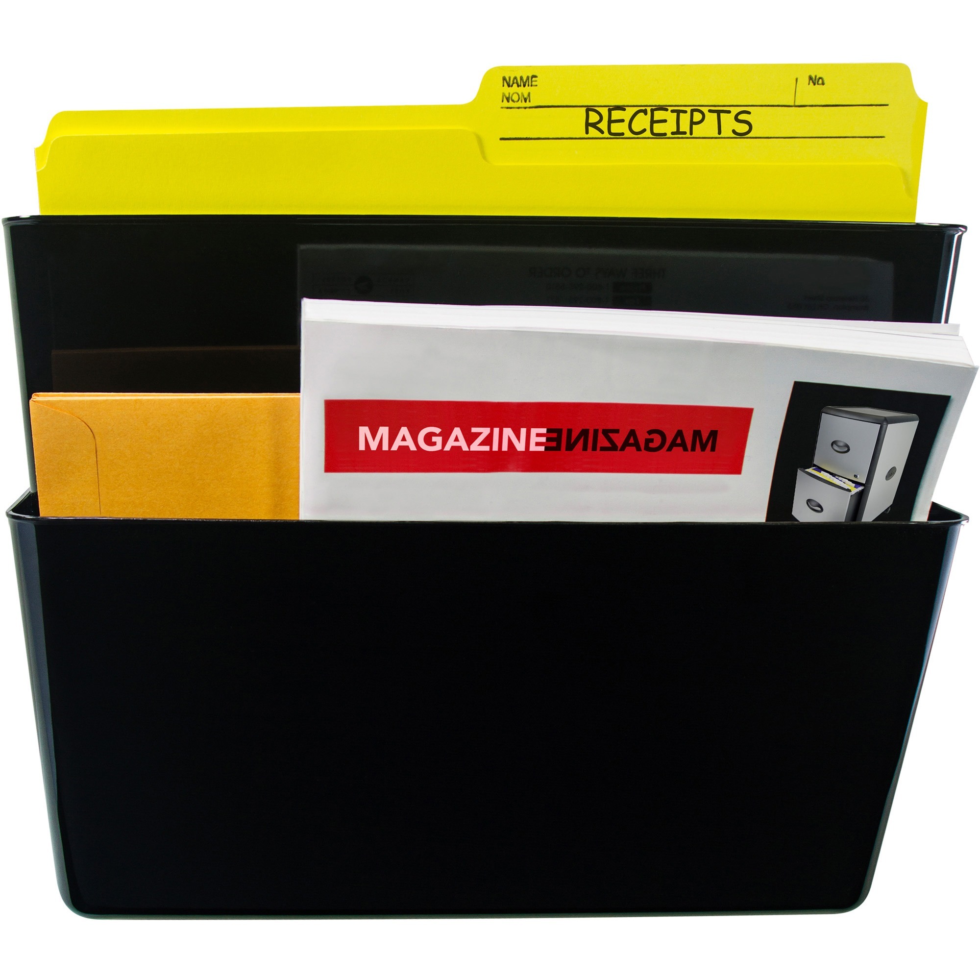 Storex Letter Size Wall Pocket Connors Basics Office Products