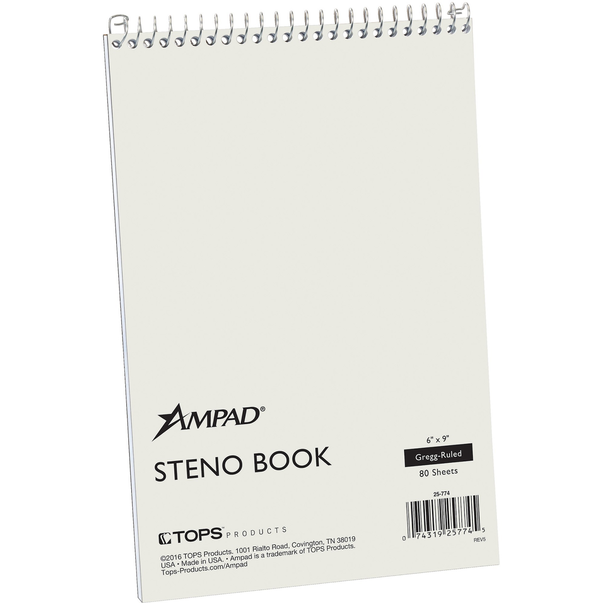 Ampad Greggruled White Steno Book Current Office Solutions