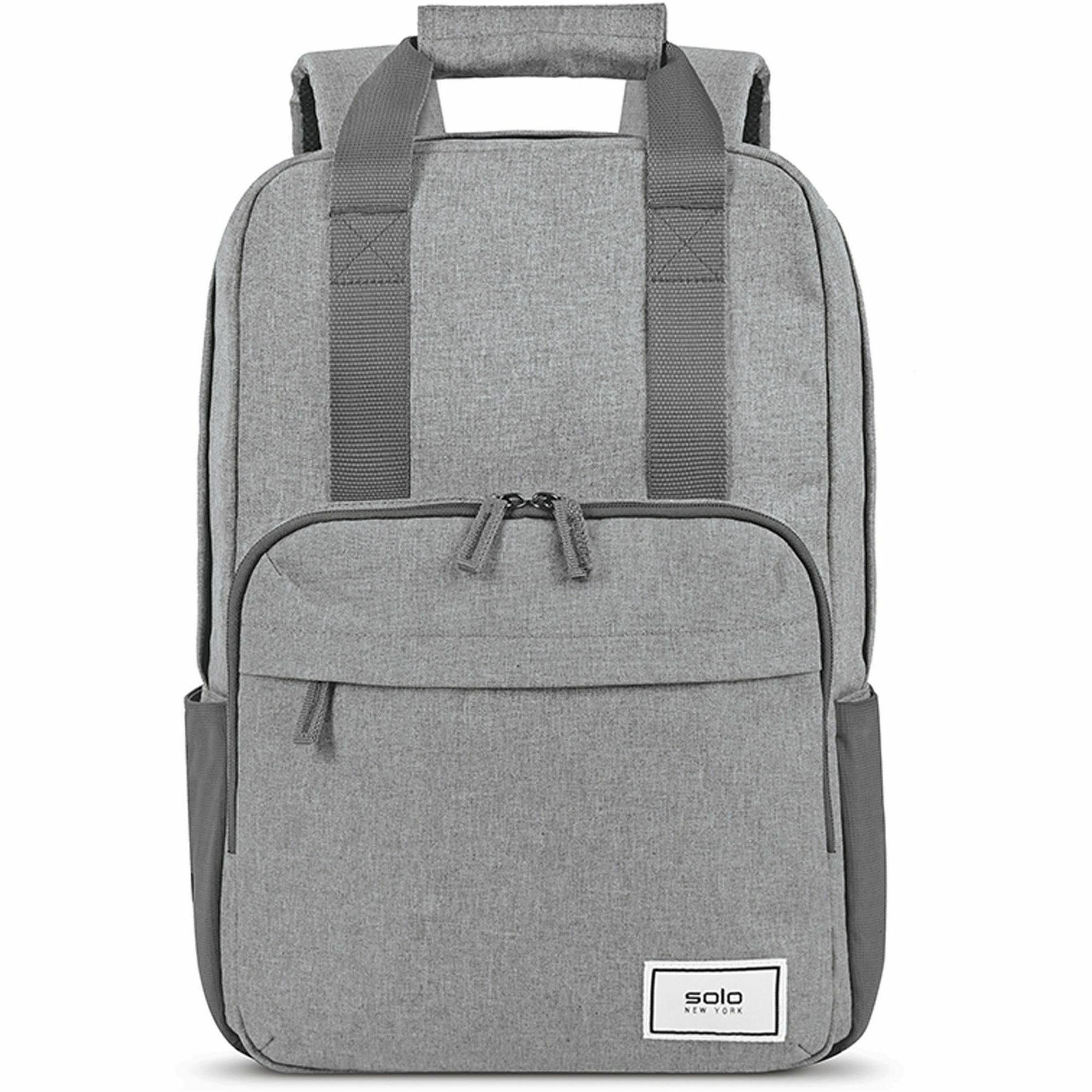 Solo Reclaim Carrying Case (Backpack) for 15.6" Notebook Gray Kerr
