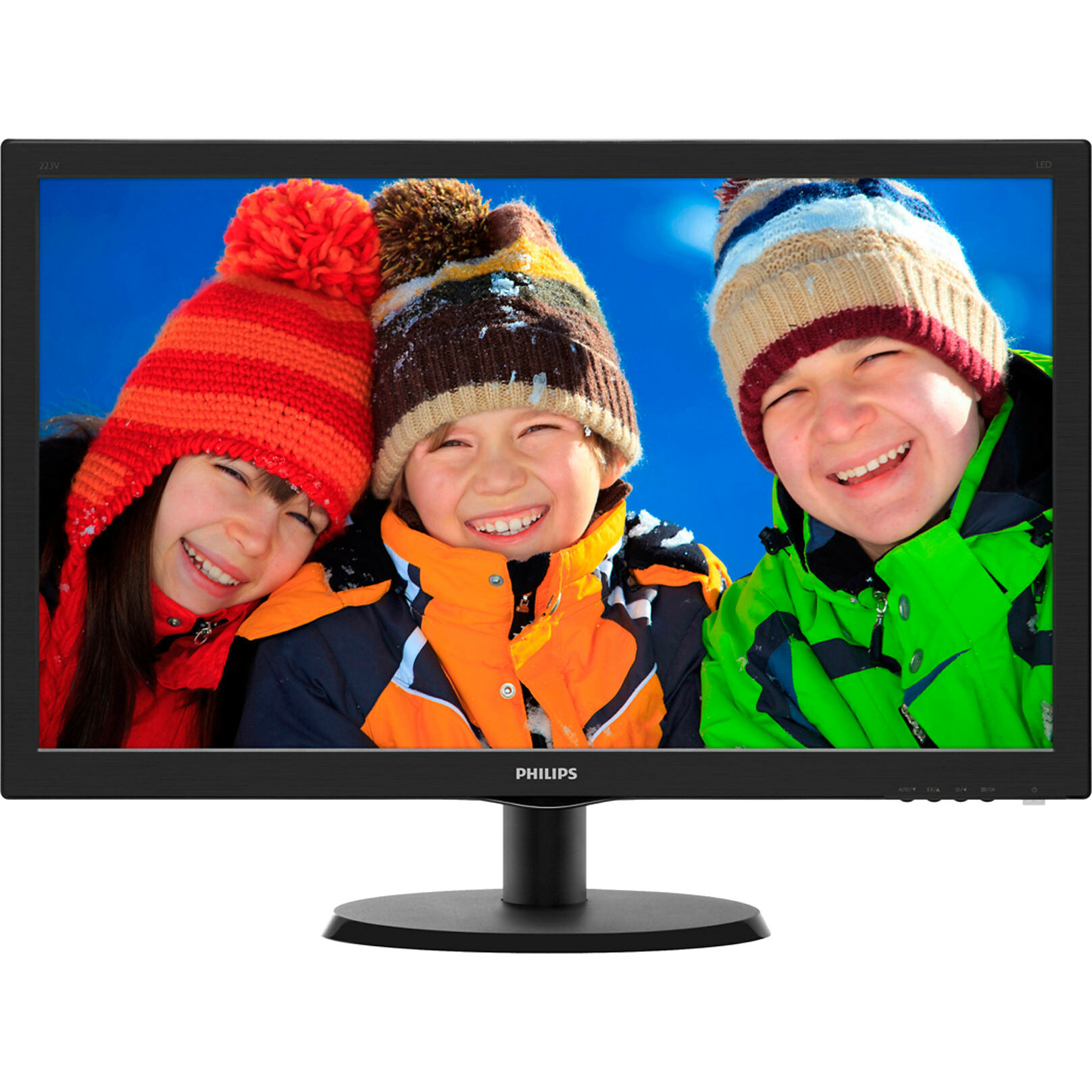 Philips Vline 223V5LHSB 21.5inch LED LCD Monitor 223V5LHSB/00 Novatech