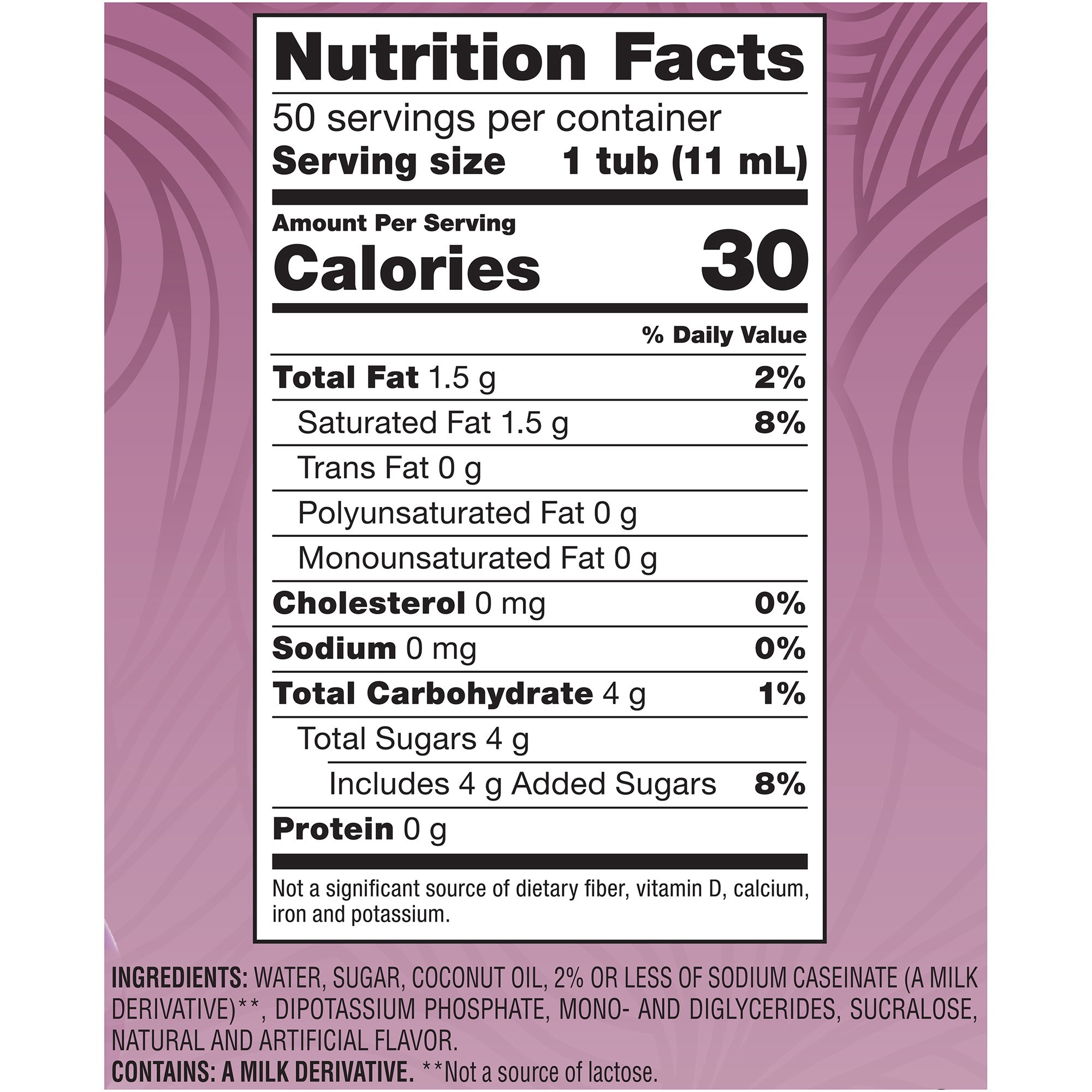 Coffee mate Italian Sweet Cream Creamer Single Serve Tubs