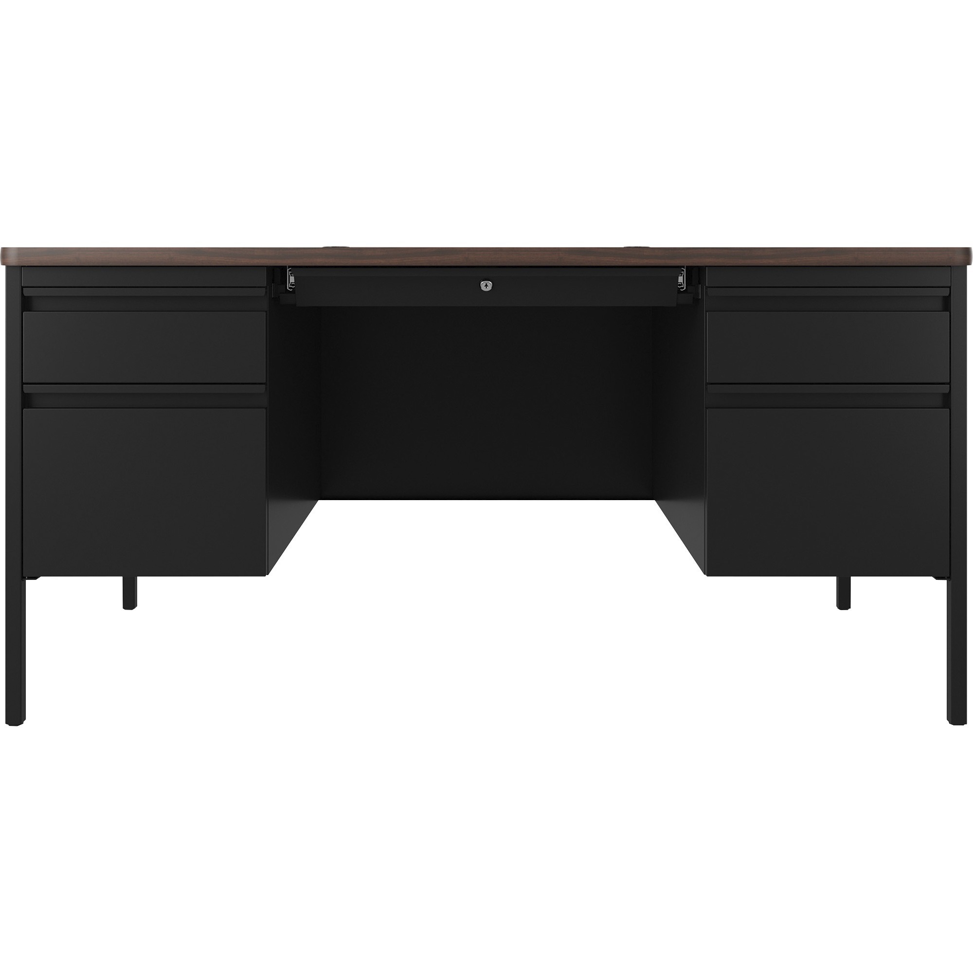 LLR 66941 Lorell Fortress Series DoublePedestal Teachers Desk
