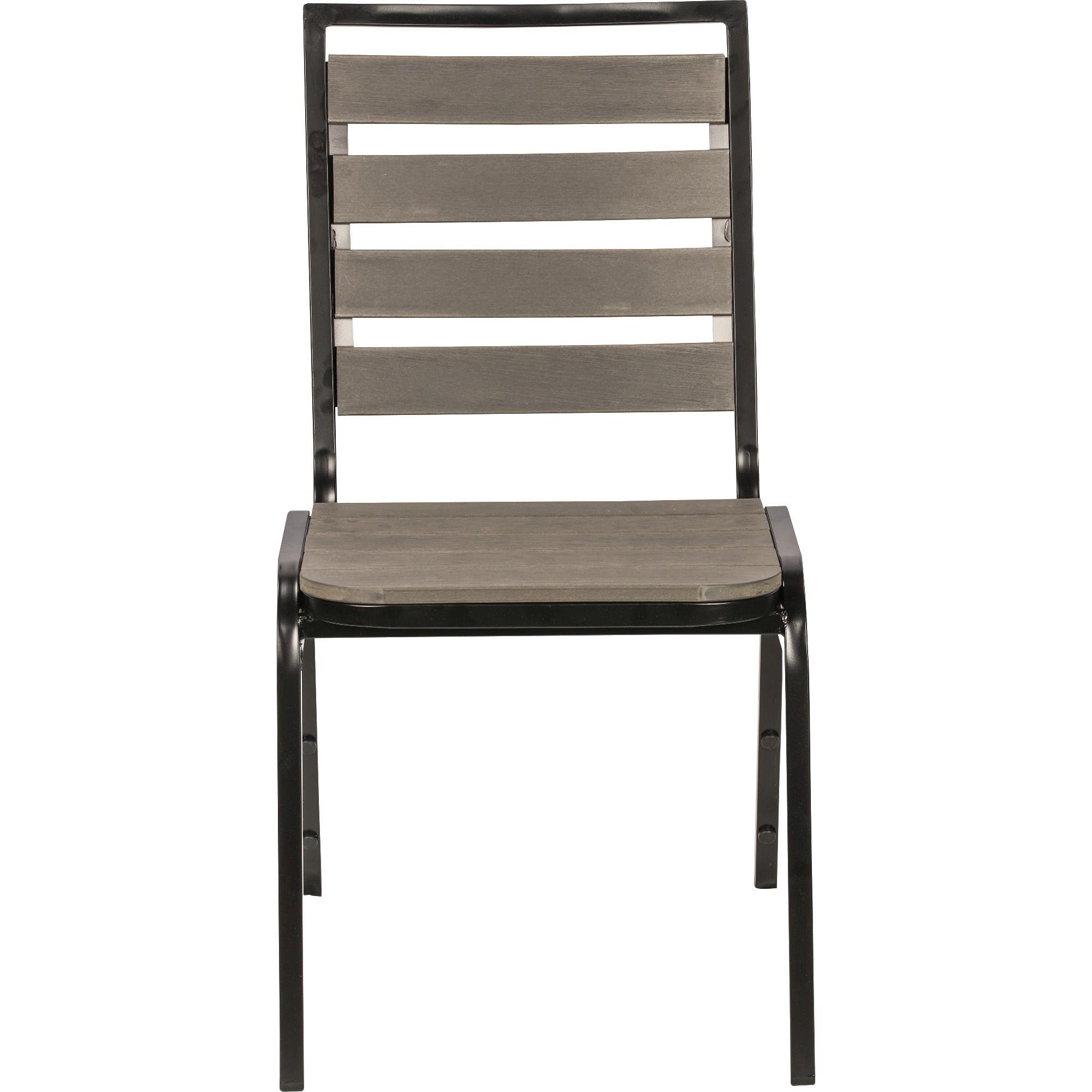 LLR 42687 Lorell Faux Wood Outdoor Chairs Lorell Furniture