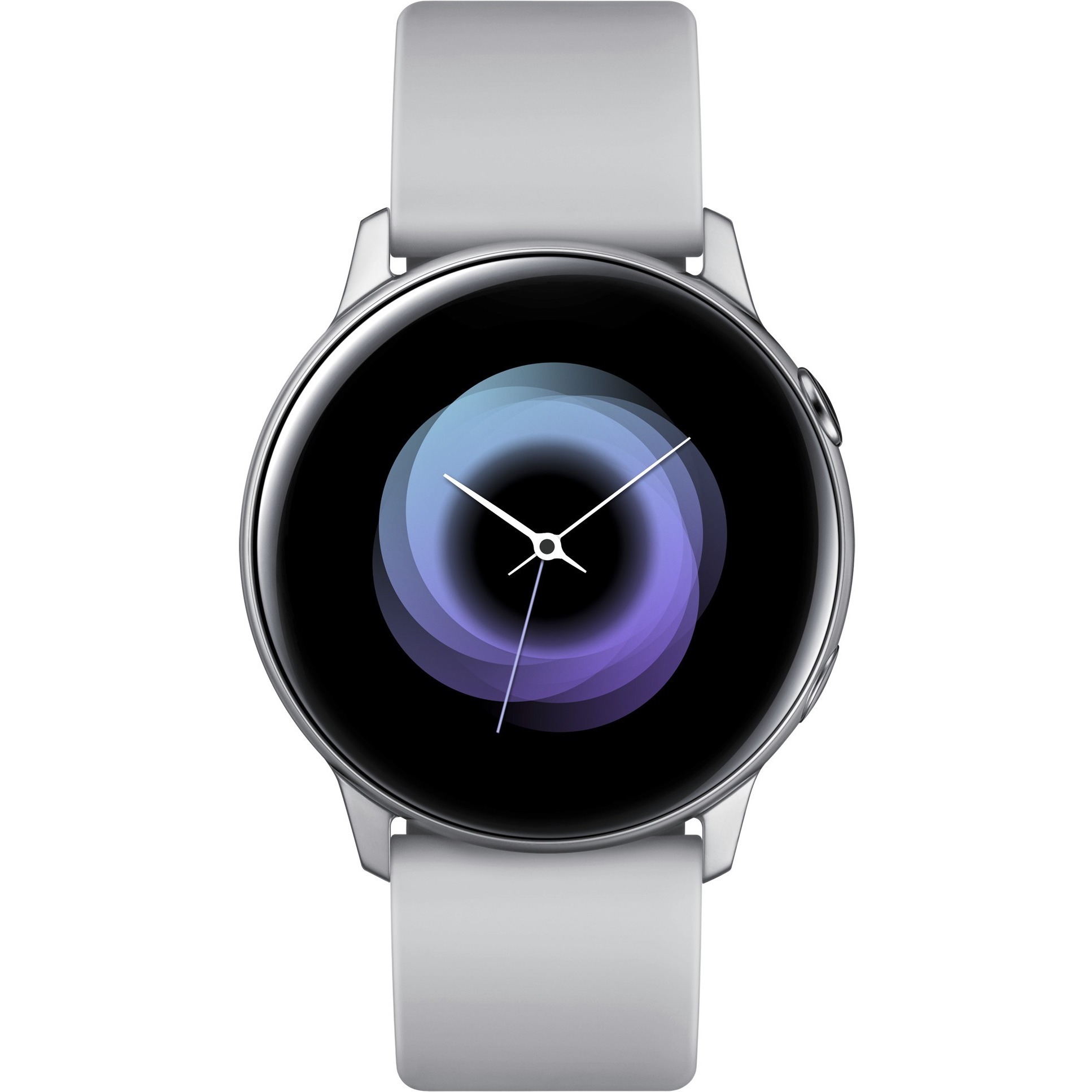 Samsung Galaxy Watch Active (2019) Smart Watch, Silver, Thin & Light weight, Builtin GPS, 5ATM