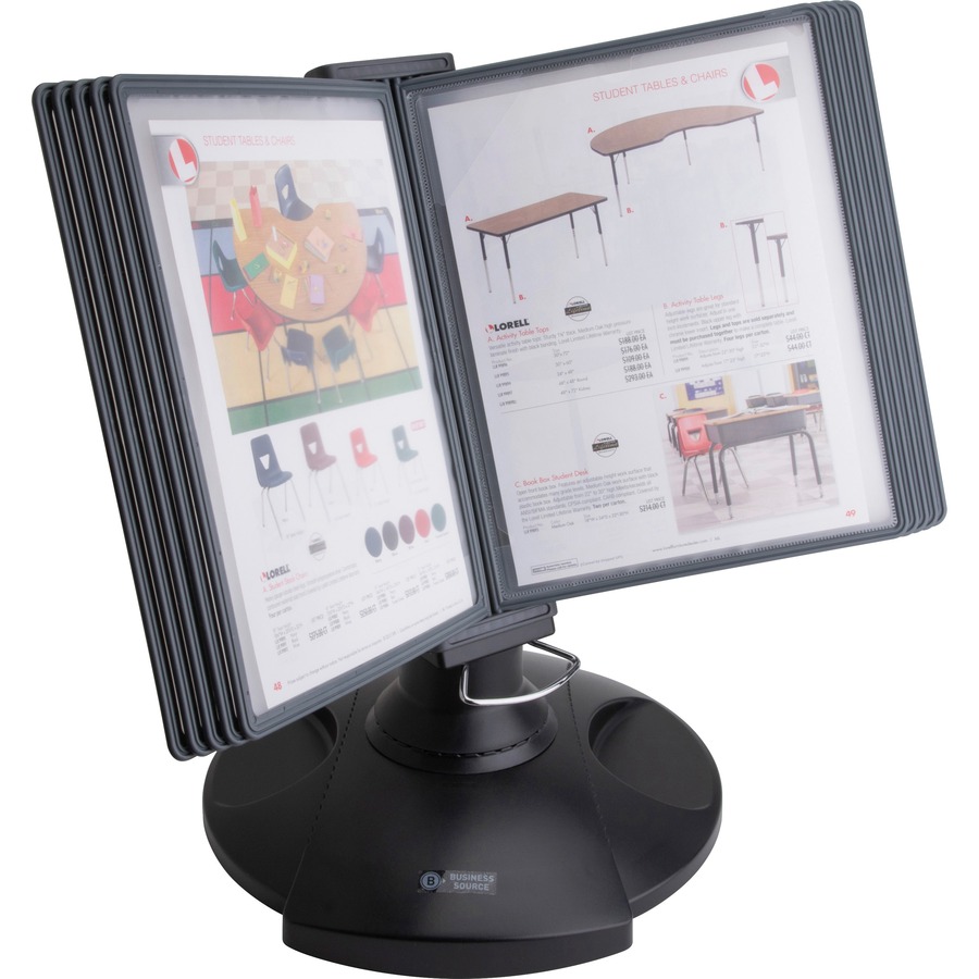 Business Source Deluxe Catalog Display Rack