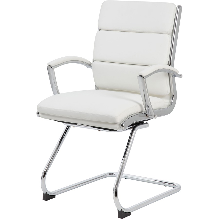 Boss Executive CaressoftPlus Chair with Metal Chrome Finish Guest