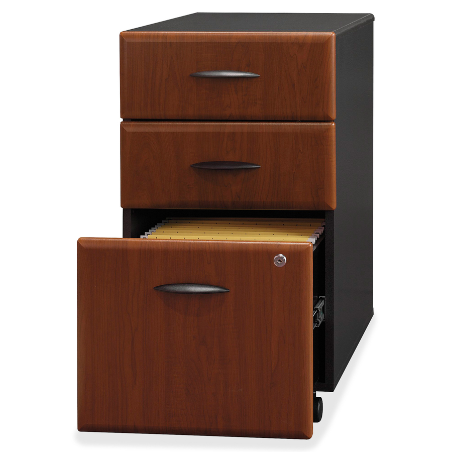 Bush Business Furniture Series A 3 Drawer Mobile Pedestal Assembled