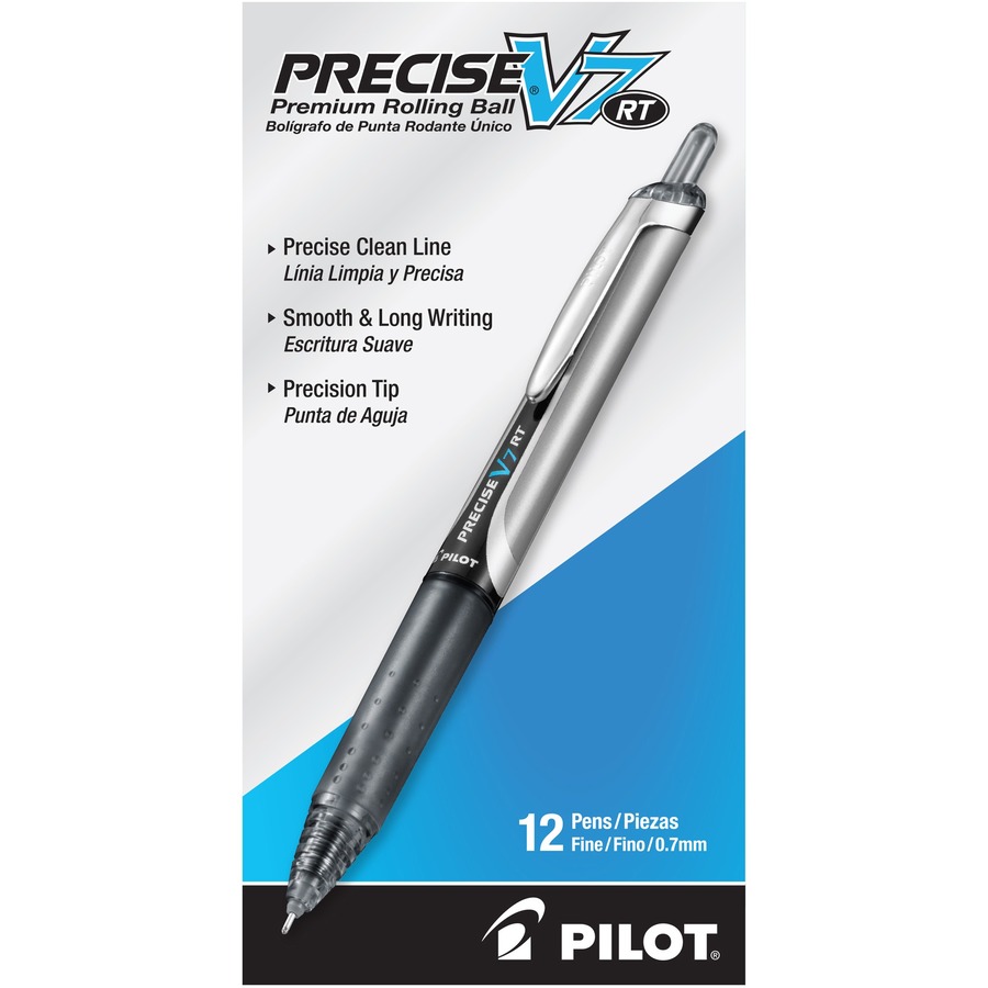 Pilot Precise V7 RT Fine Premium Retractable Rolling Ball Pens Fine
