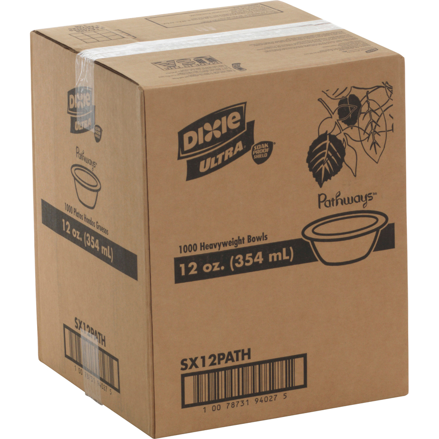 Dixie Ultra® Pathways Heavyweight Paper Bowls by GP Pro 125 / Pack