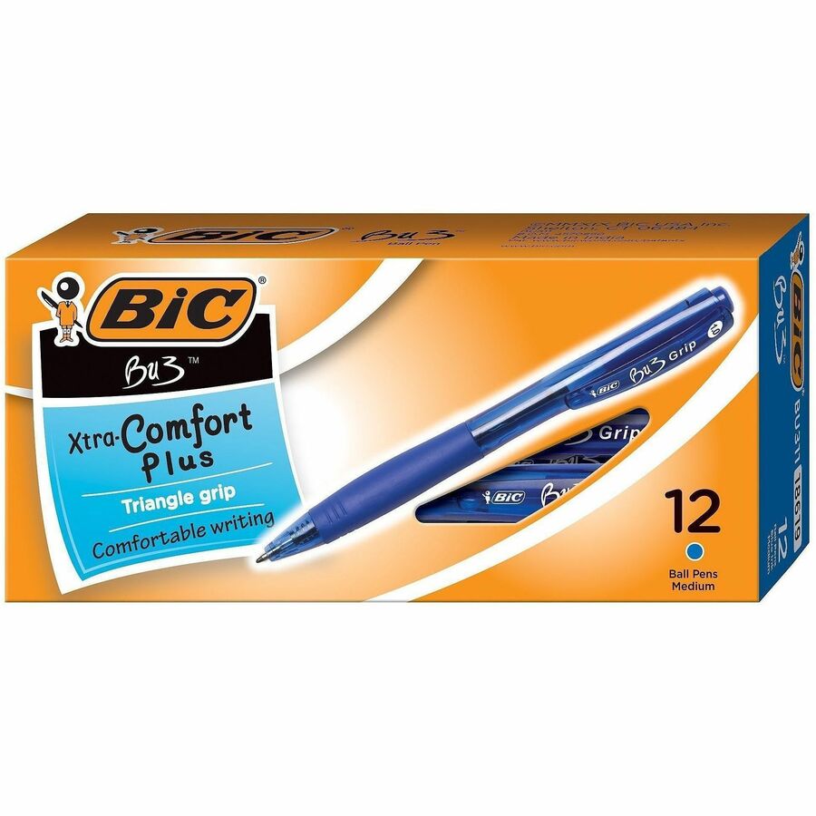 BIC BU3 Retractable Ballpoint Pen Medium Pen Point 1 mm Pen Point