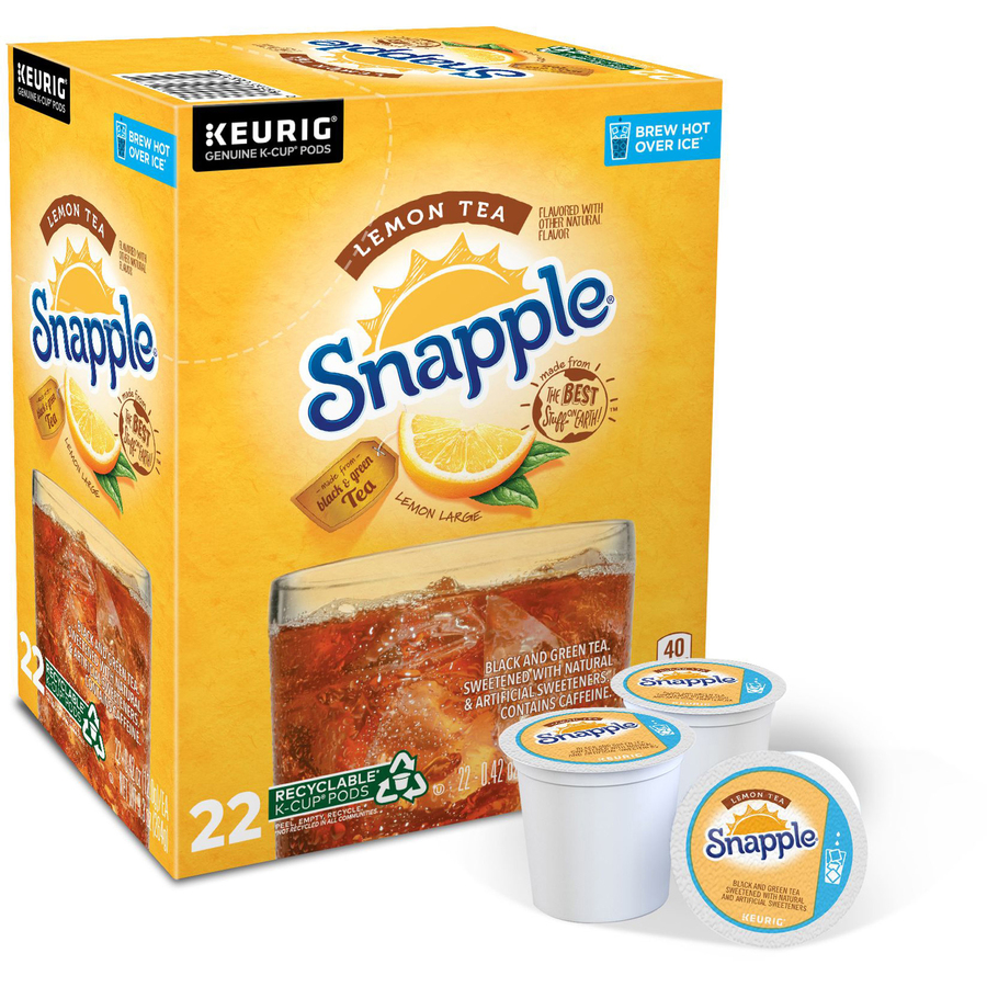 Snapple Caffeinated Lemon Iced Tea GMT6870