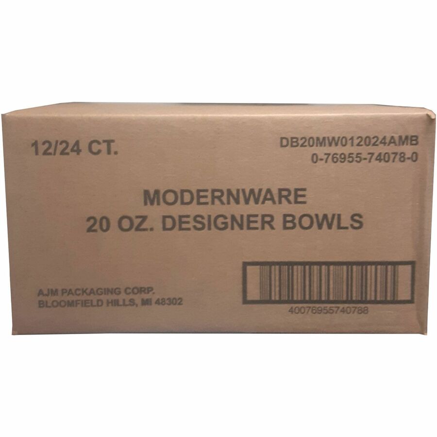 ModernWare Designer 20 oz Paper Bowls Bowls AJM Packaging Corporation