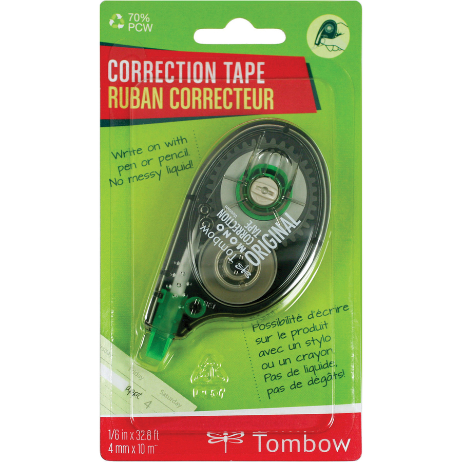 Tombow Original Mono Correction Tape 0.16" Width x 32.81 ft Length