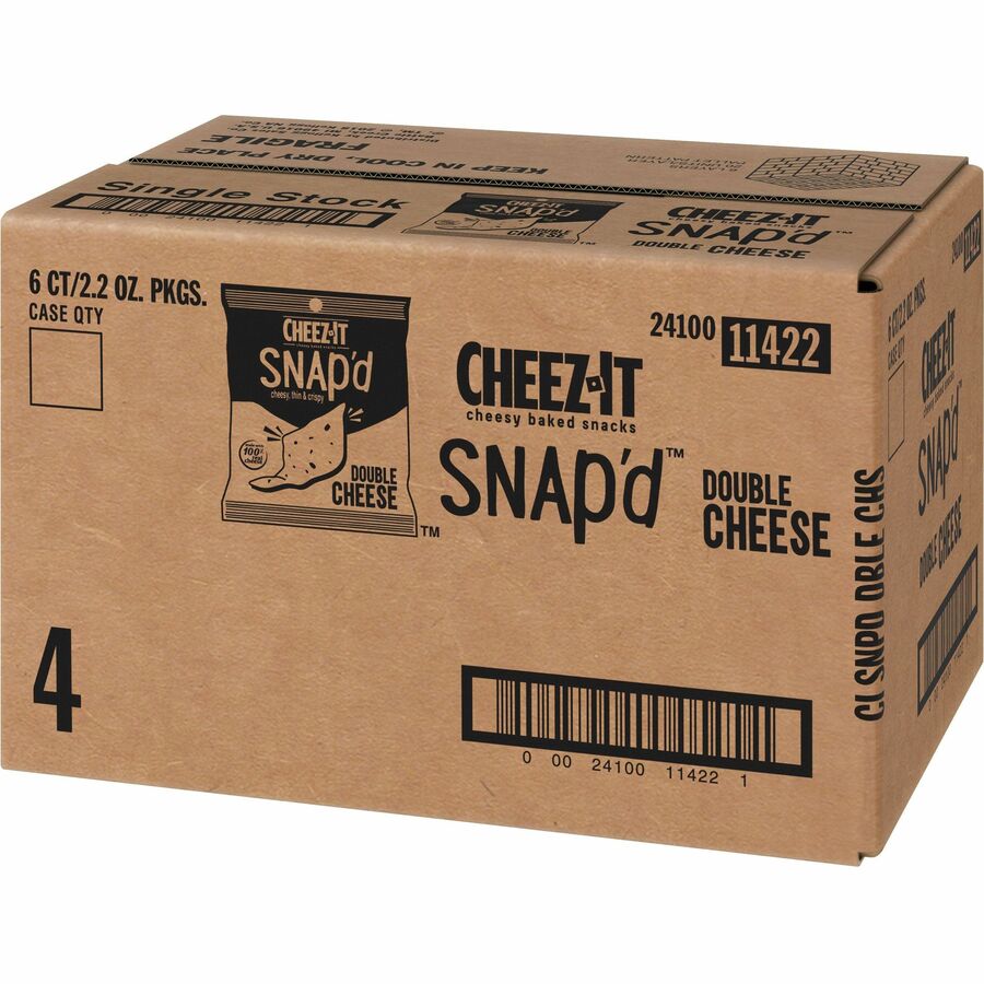 Cheez-It Snap'd Double Cheese Crackers - Snacks | Kellanova