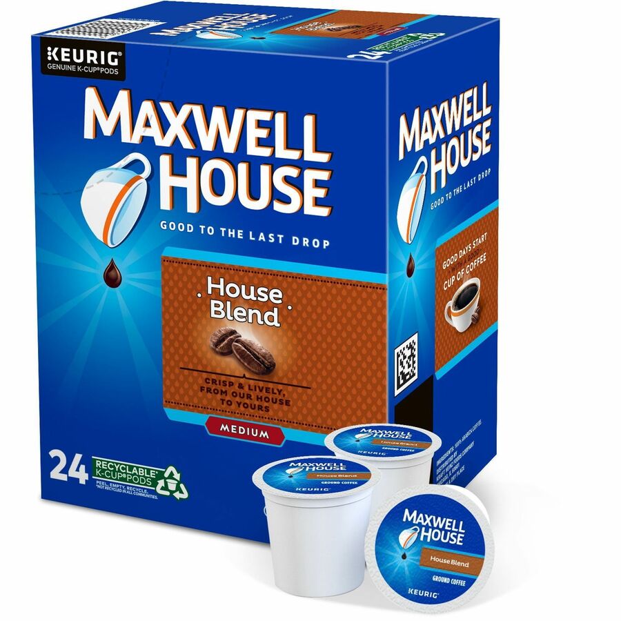Maxwell House KCup House Blend Coffee Compatible with Keurig Brewer