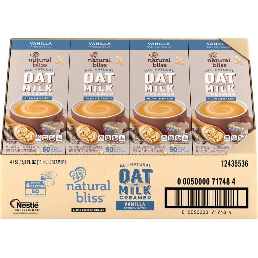 Coffee mate Natural Bliss Vanilla Oat Milk Liquid Creamer Single