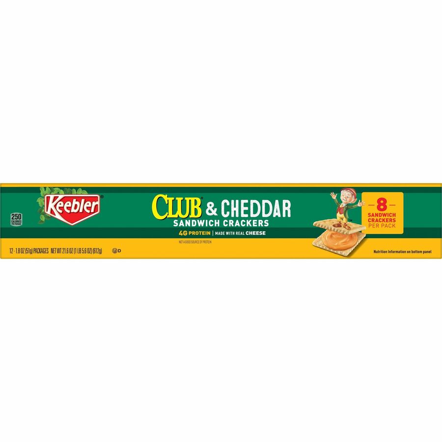 Keebler® Club® Crackers with Cheddar Cheese Snacks Kellanova