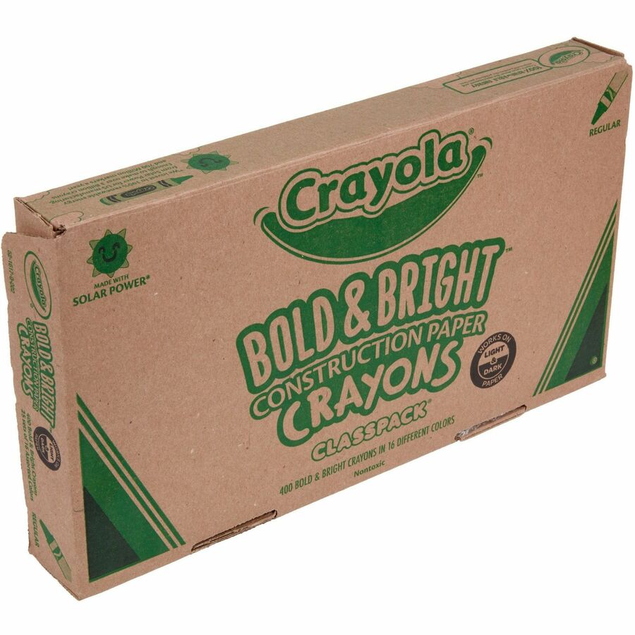 Crayola 16Color Construction Paper Crayon Classpack Crayons