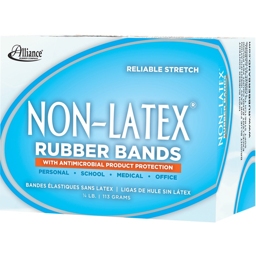 Alliance Rubber 42179 NonLatex Rubber Bands with Antimicrobial