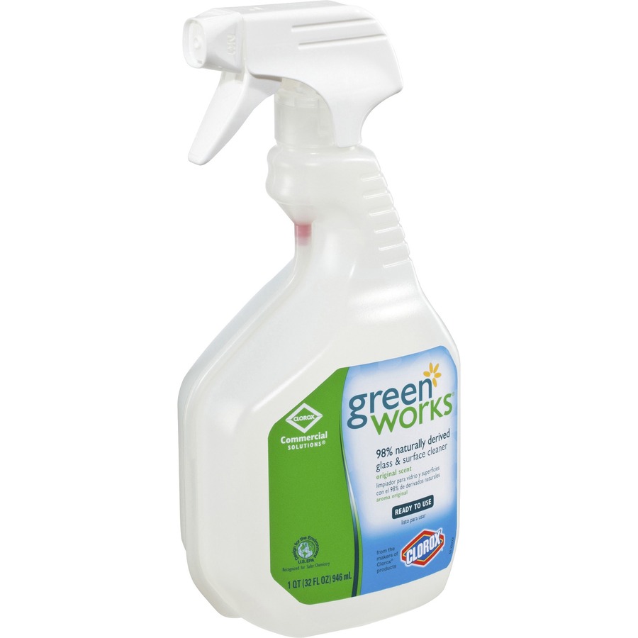Clorox Commercial Solutions Green Works Glass & Surface Cleaner Glass Cleaners The Clorox