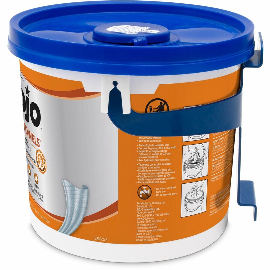 Gojo® Fast Towels Hand/Surface Cleaner Sponges, Cleaning Pads