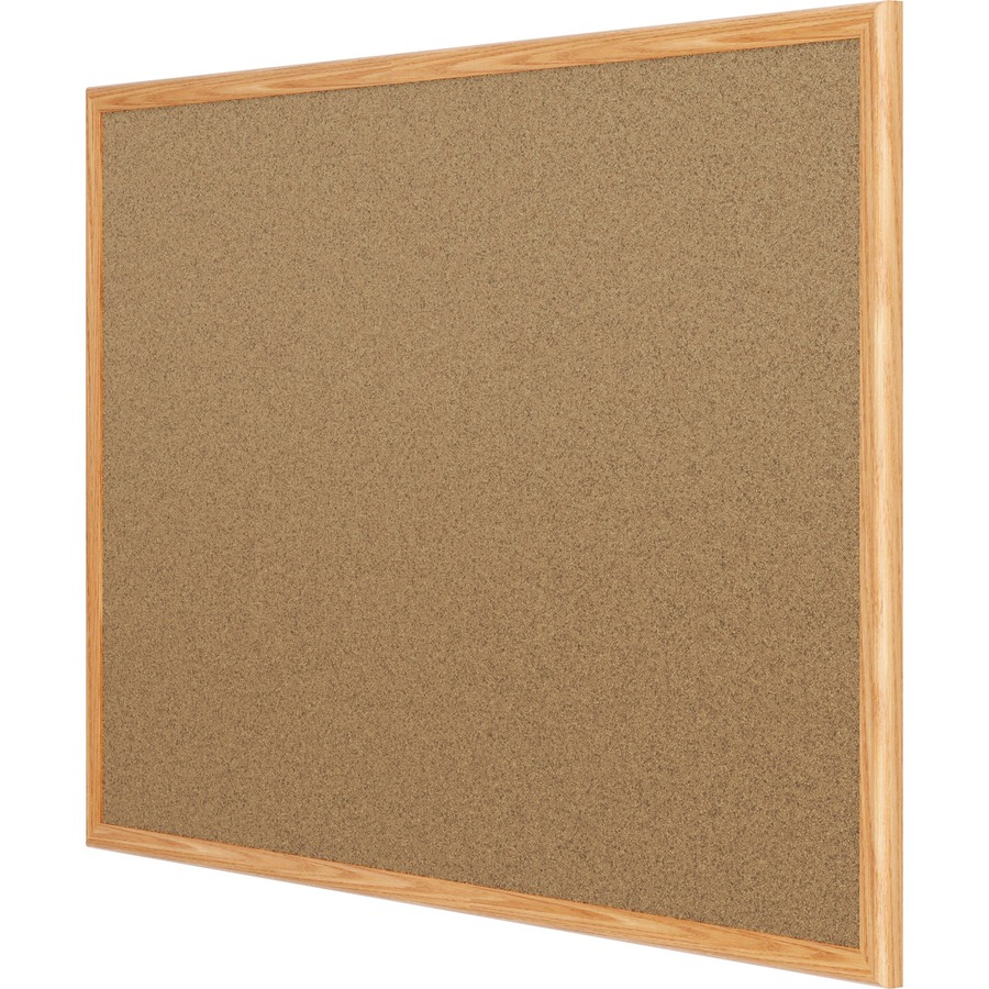 Mead Classic Cork Bulletin Board 36" Height x 24" Width Natural Cork Surface Selfhealing