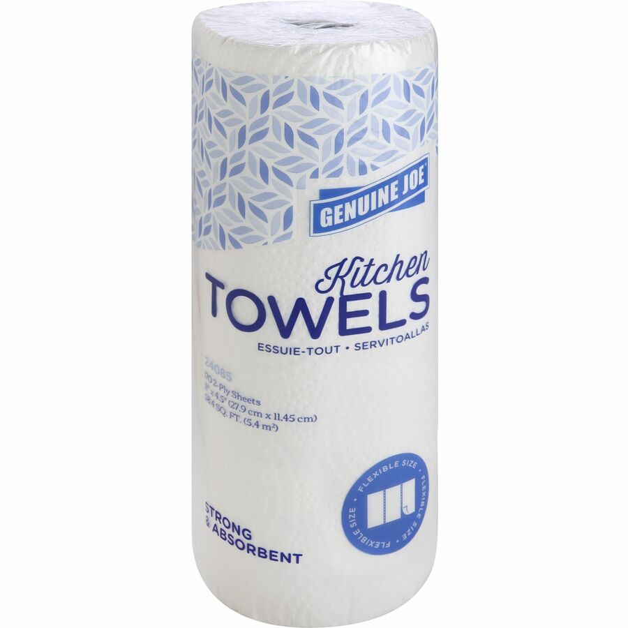 Genuine Joe Kitchen Roll Flexible Size Towels Paper Towels Genuine Joe