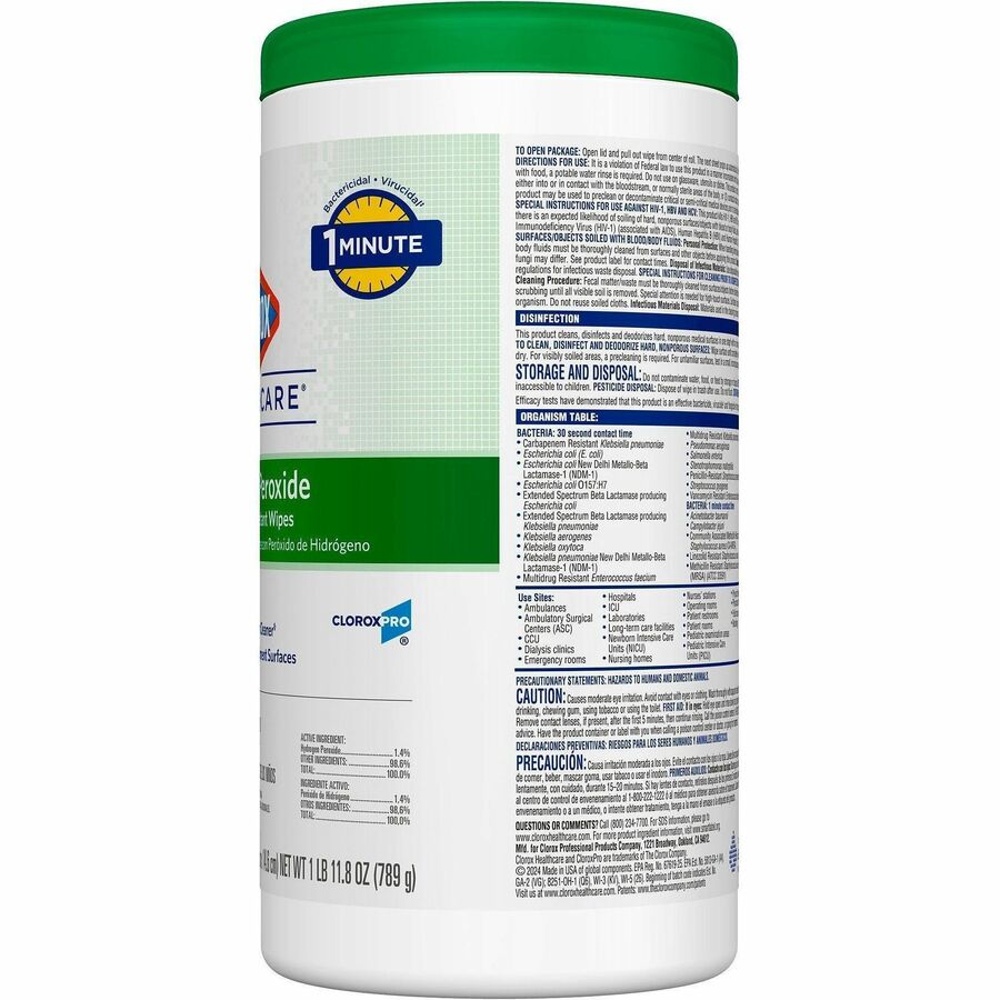 Clorox Healthcare Hydrogen Peroxide Disinfecting Wipes Store