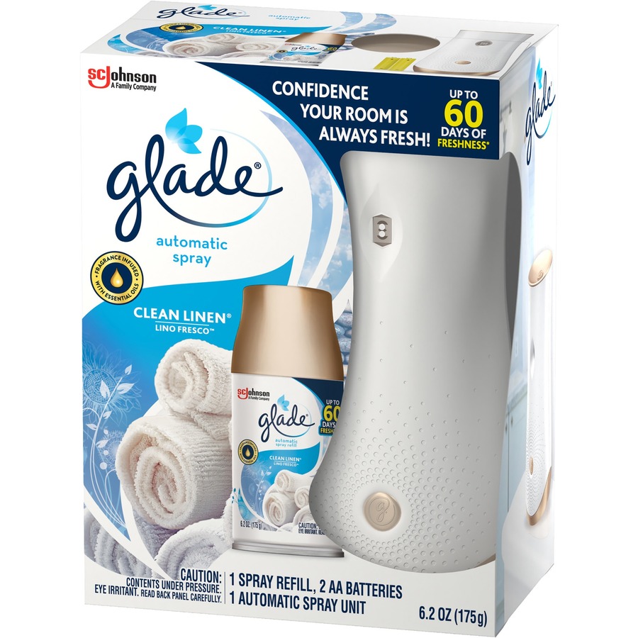 Glade Clean Linen Automatic Spray Kit Air Fresheners S. C. Johnson