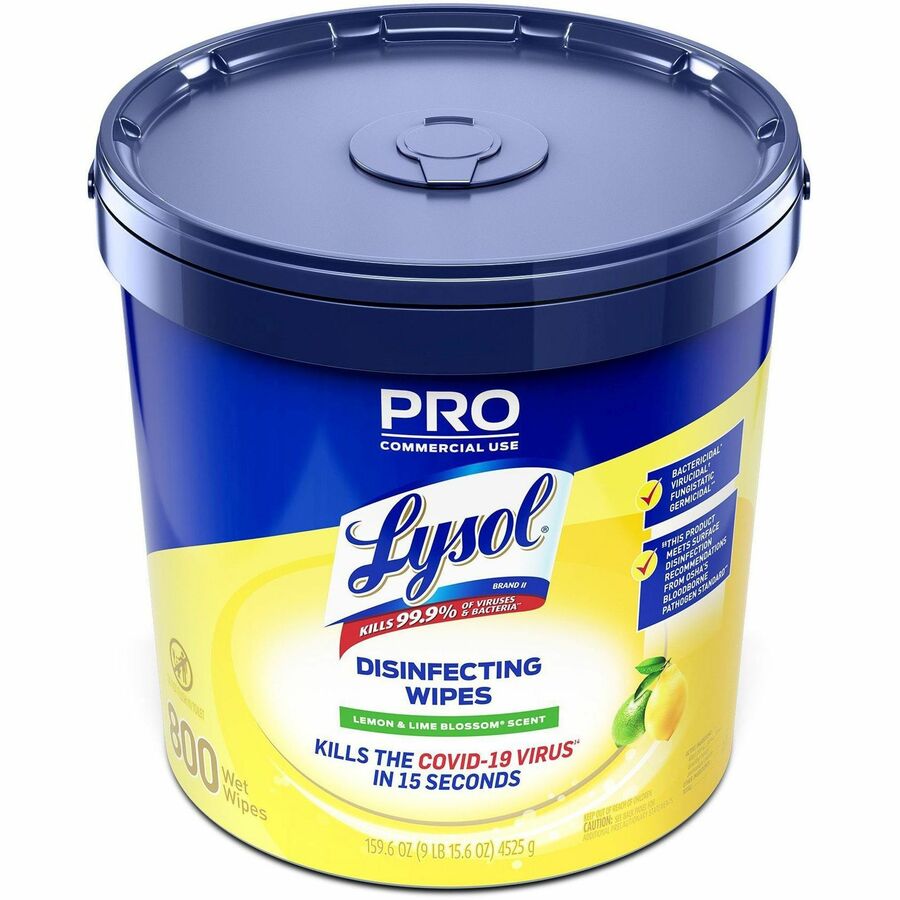 Lysol Disinfecting Wipe Bucket w/Wipes Cleaning Wipes Reckitt