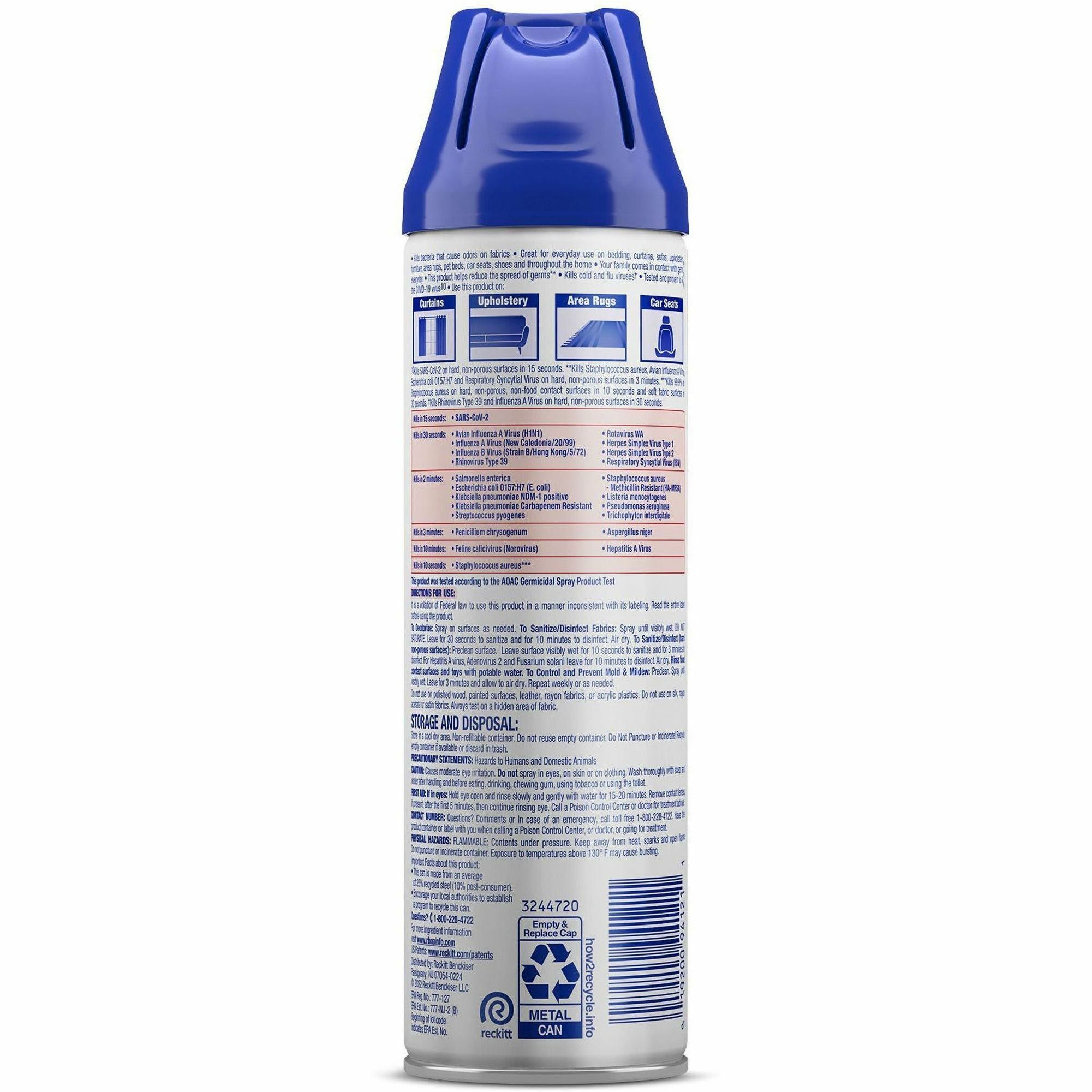 Lysol Fabric Disinfectant Spray Rapid Supply