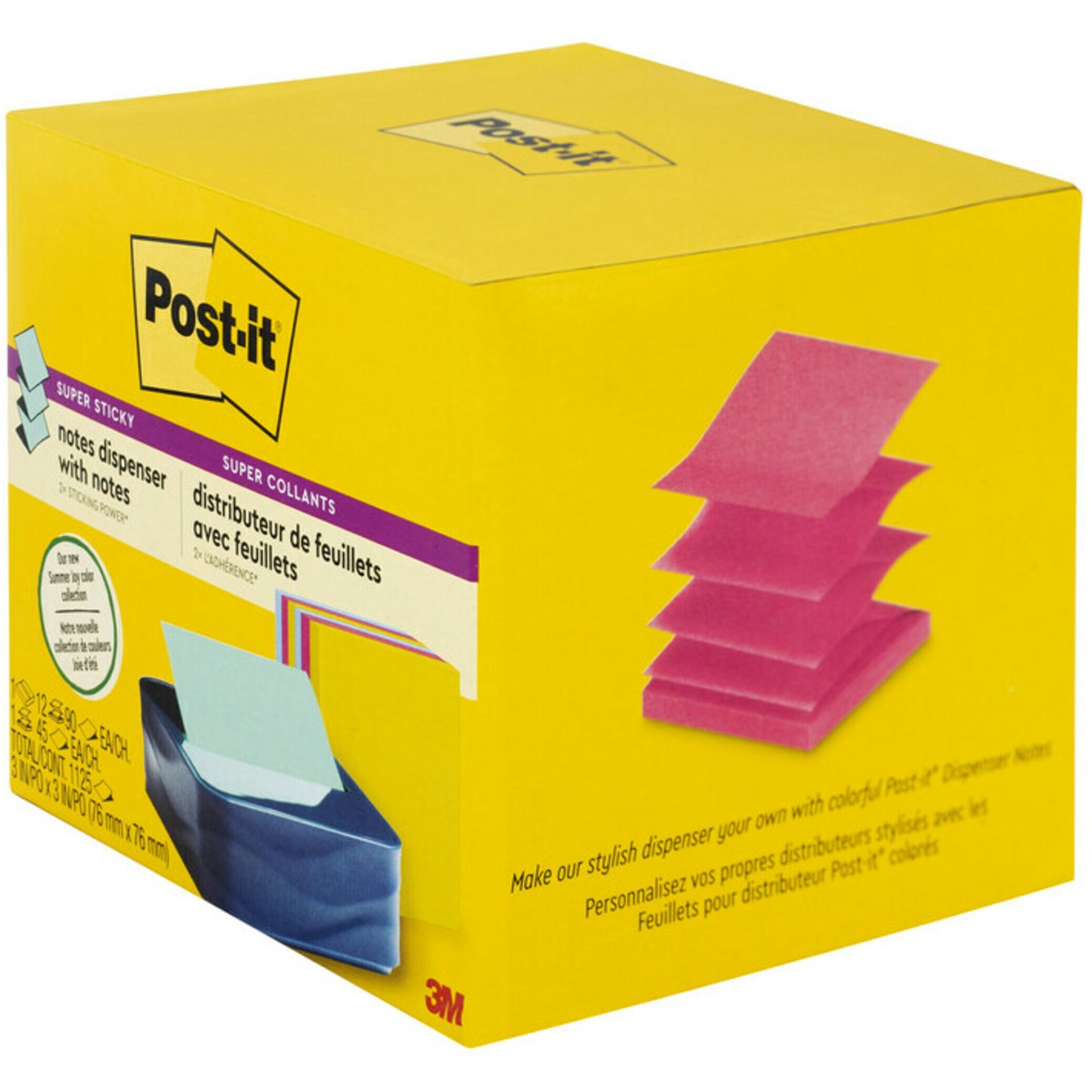 Postit® Notes Dispenser and Dispenser Notes Warren's Office Supplies