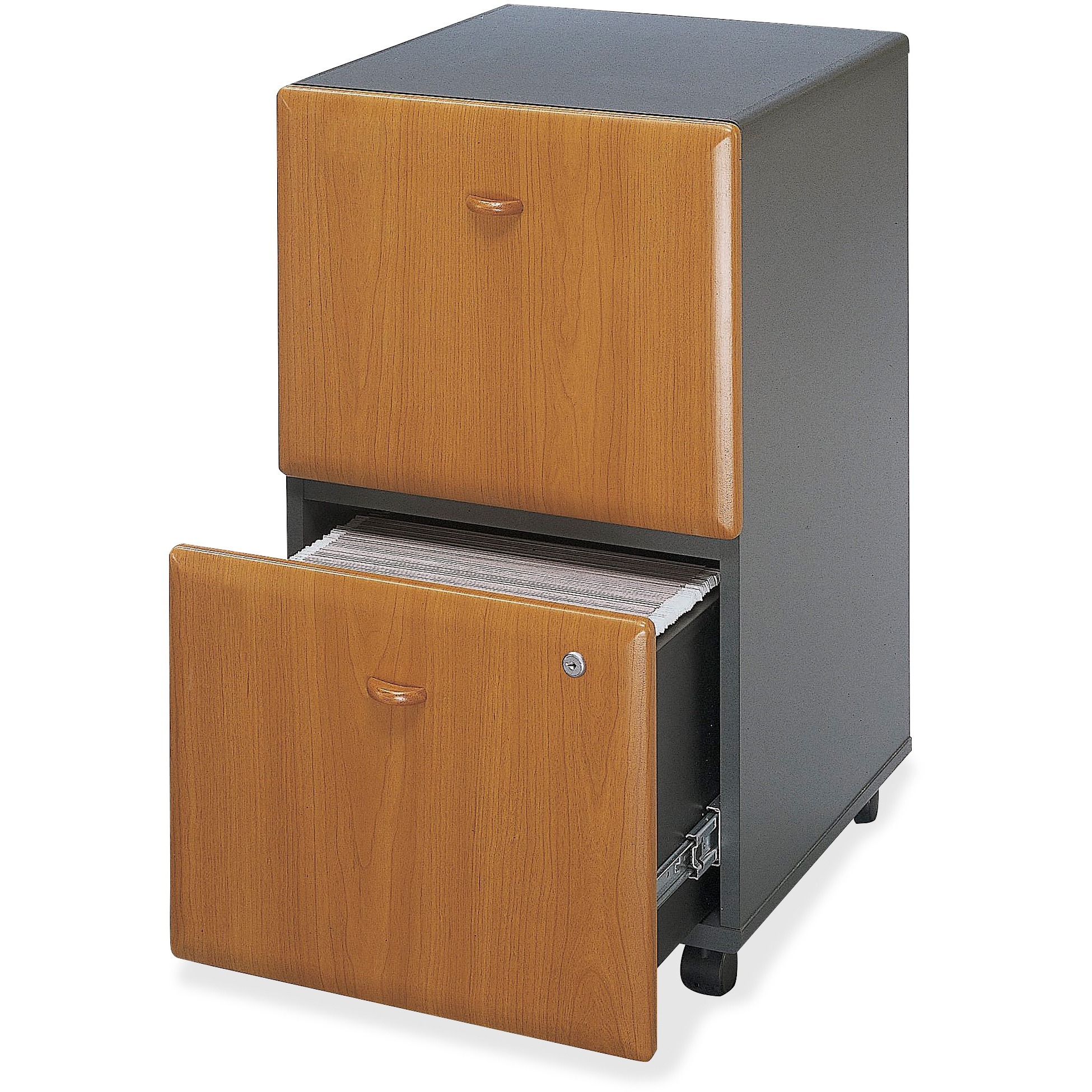 Bush Business Furniture Series A 2 Drawer Mobile Pedestal Assembled