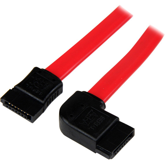 18in SATA to Left Side Angle SATA Serial ATA Cable SATA